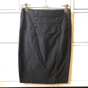 BCX Sexy Black Pencil Skirt